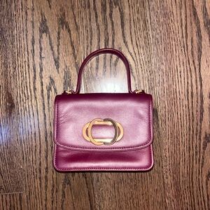 Elegant Burgundy mini  Handbag